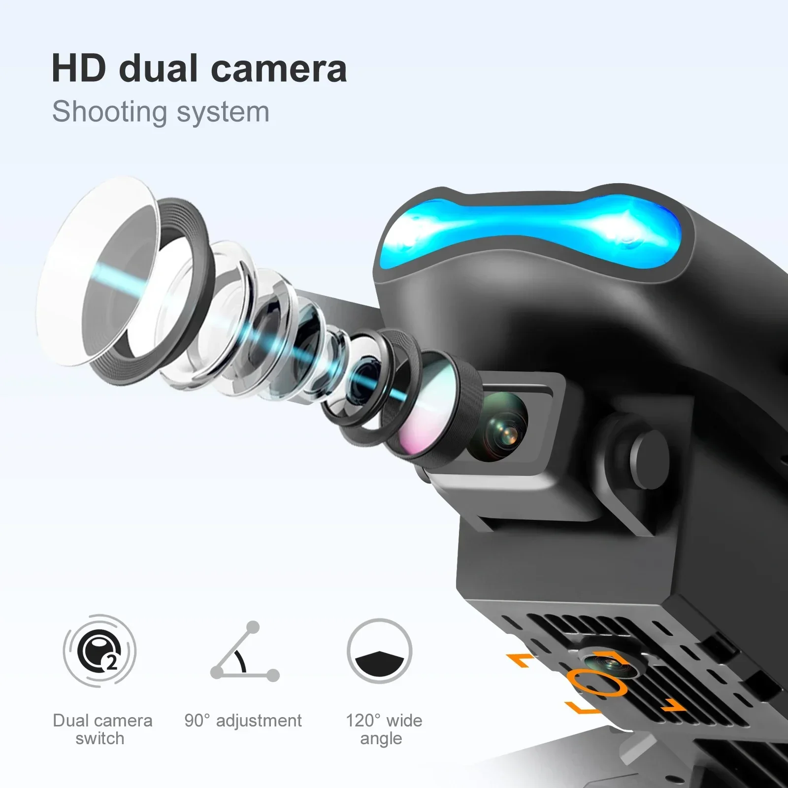 New E99 Pro HD 4K Drone Dual C - Drone Camera Mount ulasan dan harga