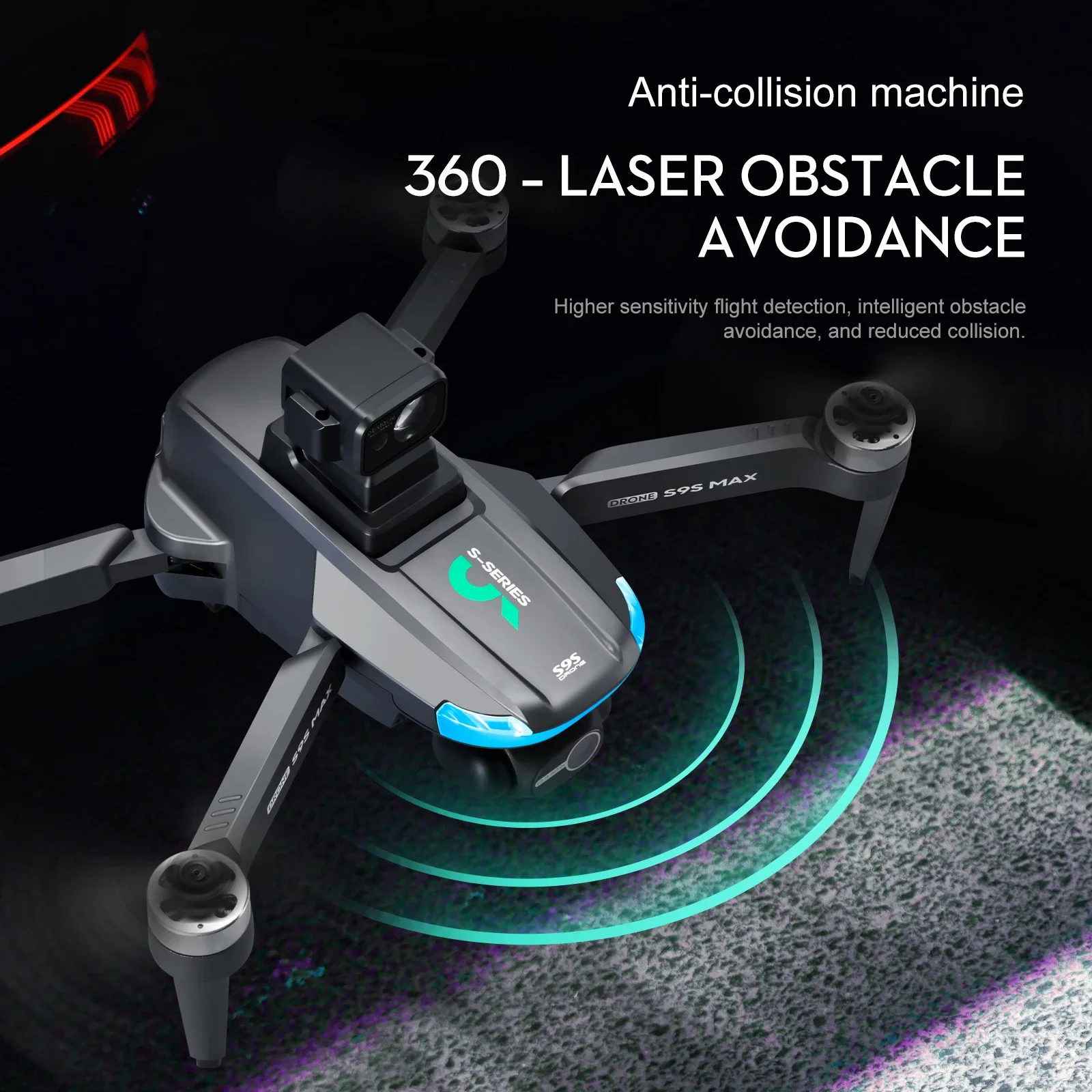NEW S9S MAX MINI Drone 4K 2-Ax - Drone Camera Wide Angle ulasan dan harga