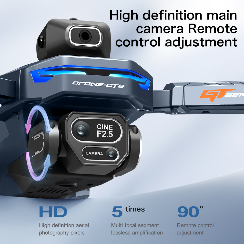 NEW GT8 HD RC Drone 4K Profess - Drone Camera Night Vision ulasan dan harga