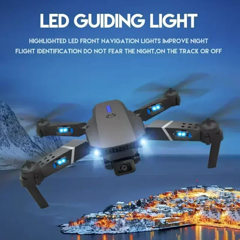 E88 Pro WIFI FPV Drone Wide An - Drone Camera Mount ulasan dan harga
